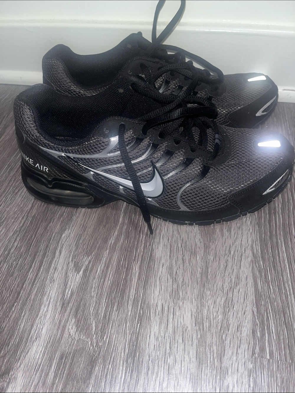 Nike Black & Gray Air Max Running Sneakers